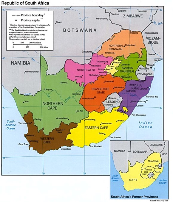 Podstatn Jm No Bolen B Icha Tlumo En Map Of South Africa Provinces Zrada Pochodn Parametry